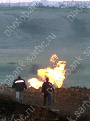 Взрыв на газопроводе в Татищевском районе