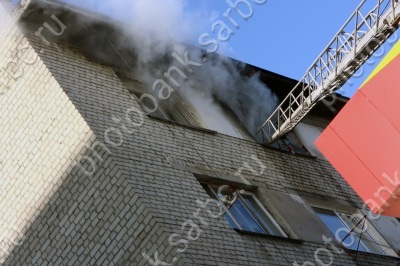 Пожар в общежитии