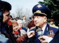 Летчик-космонавт Алексей Леонов, место приземления Ю.Гагарина.