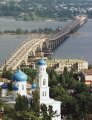 Духосошественский кафедральный собор, Волжский район, мост, река Волга.
