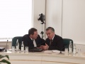Госсовет, Саратов.  Президент Ингушетии Мурат Зязиков (справа).