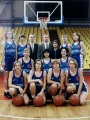 Саратовская женская баскетбольная команда "Виктория".