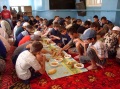 Энгельсская мечеть, областной детский просветительно-спортивный лагерь для юных мусульман. Обед.