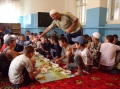 Энгельсская мечеть, областной детский просветительно-спортивный лагерь для юных мусульман. Обед.