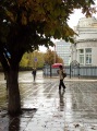 Дождливый день, улица Волжская.