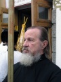 На церемонии передачи мощевика Русской Православной Церкви. 