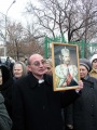 С портретом императора Николая Второго.