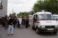 Приемное отделение Новобурасской больницы. Доставка пострадавщх при аварии автобуса. 