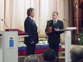 Сергей Кириенко (справа) на торжественной церемонии вступления в должность губернатора Саратовской области Павла Ипатова. 
