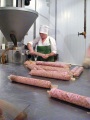 Производство колбасы.