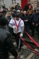 Президент Союза саратовских силачей Вячеслав Максюта сдвинул сцепку из железнодорожных вагонов весом  190 тонн.
