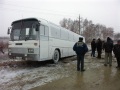 Автобус с узбекскими гастарбайтерами попал в аварию на трассе Самара-Волгоград. ЧП произошло между Сенной и Вольском.