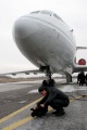 Самолет ЯК-42, который сдвинул на 3 метра президент Союза саратовских силачей Вячеслав Максюта. 