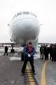 В аэропорту президент Союза саратовских силачей Вячеслав Максюта сдвинул самолет ЯК-42 на 3 метра. 