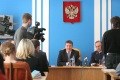 На пресс-конференции прокурора Саратовской области Евгения Григорьева.