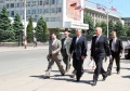 Во время официального визита в Саратовскую область Чрезвычайного и Полномочного Посла ФРГ Вальтера Юргена Шмида. 