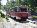 Трамвай на улице Большая горная.