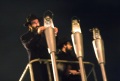 Саратовская иудейская община празднует один из главных своих праздников - Хануку. Раввин Яков Кубичек зажигает Ханукальную менору.