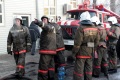 Тушение пожара в здании "Славянского рынка". Саратов.