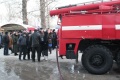 Тушение пожара в здании "Славянского рынка". Саратов.