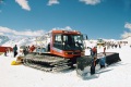 Трактор для подготовки горнолыжной трассы. Поселок Домбай, Карачаево-Черкессия.
