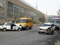 Столкновение ВАЗ-2111 и ВАЗ-2107. Улица Рабочая (около завода "Серп и молот").