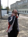 Владелец автомобиля, поврежденного упавшей вышкой сотовой связи. 6-й Динамовский проезд, Саратов. 