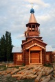 Строительство деревянного храма. Село Старая Жуковка, Базарнокарабулакский район.