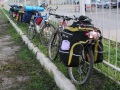 Велосипеды, подготовленные к походу.