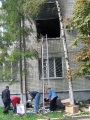 Пожар в здании саратовского управлениия Роспотребнадзора.