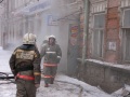 Тушение пожара, улица Большая Казачья.