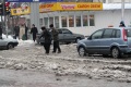 Прорыв водопровода. Улица Кутякова, Саратов.