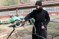 Субботник в детском православном лагере.