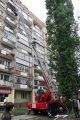 Тушение пожара на 9-ом этаже многоэтажки, Большая Казачья, Саратов.