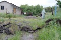 Последствия оползня. Широкий  Буерак, Саратовская область. 