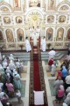 Божественная литургия в храме во имя Всех святых, в земле Российской просиявших.