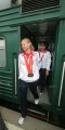 Встреча участников паралимпийских игр в Пекине. Железнодорожный вокзал, Саратов. 