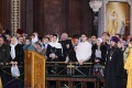Во время интронизации Патриарха. Храм Христа Спасителя, Москва.
