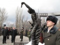 На церемонии открытия мемориала "Землякам, погибшим в локальных войнах". Парк Победы, Саратов.