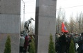 На церемонии открытия мемориала "Землякам, погибшим в локальных войнах". Парк Победы, Саратов.