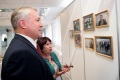 Главный федеральный инспектор по Саратовской области Павел Гришин на выставке фотографий агентства "СарБК". 
