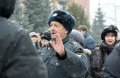 Митинг в поддержку арестованному главе района Лысенко. Площадь Ленина, Энгельс.