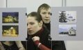 На выставке "Саратов на новых открытках" саратовского фотохудожника Юрия Пузанова.
