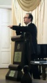 Александр Крутов на презентации своей книги "Дело было в Саратове. Уголовные дела саратовской элиты".
