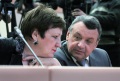 Лариса Твердохлеб, министр здравоохранения Саратовской области и Сергей Лисовский, министр промышленности и энергетики  области.