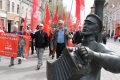 Шествие сторонников КПРФ, посвященное празднованию Дня весны и труда. Саратов.