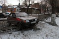 "ВАЗ-2109" врезался в ограждение. Рахова между Кутякова и Зарубина, Саратов.