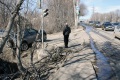 Автобуса N12  смял "Чери", от удара последняя съехала в кювет. Район  "Молочки", Саратов.