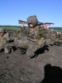 Бойцы спецназа сдают квалификационный экзамен на право ношения крапового берета.