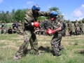 Бойцы спецназа сдают квалификационный экзамен на право ношения крапового берета.
